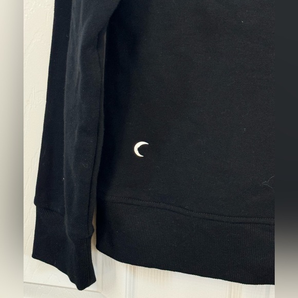 Nice High End Black ZYIA Active Moon Mountains Logo Women’s S Hoodie MINTY - Picture 5 of 5